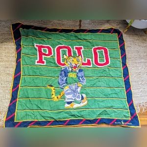 RARE!! Ralph Lauren TIGER Scarf/Handkerchief